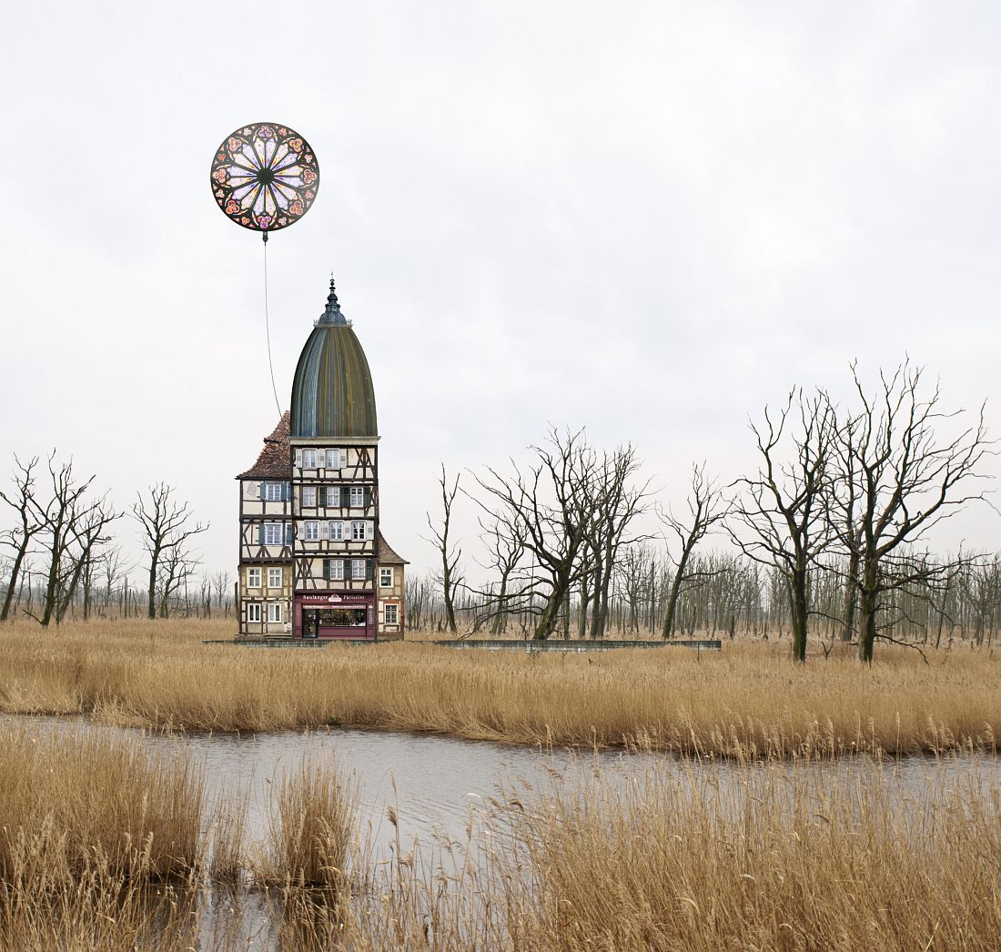 Matthias Jung: Surreale Architecture Land of evening
