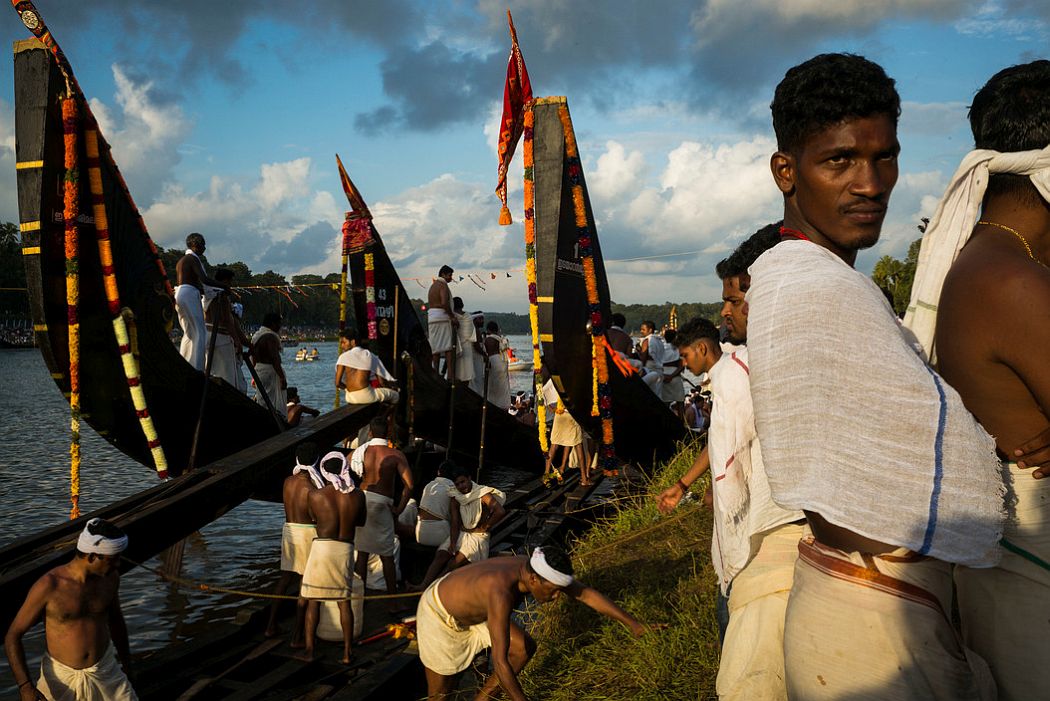 INDIA. Aranmula. 2014. Boat race.
