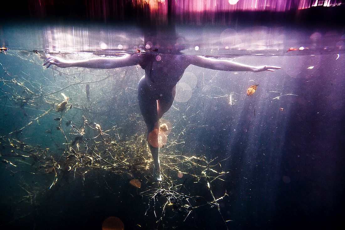 Underwater girl