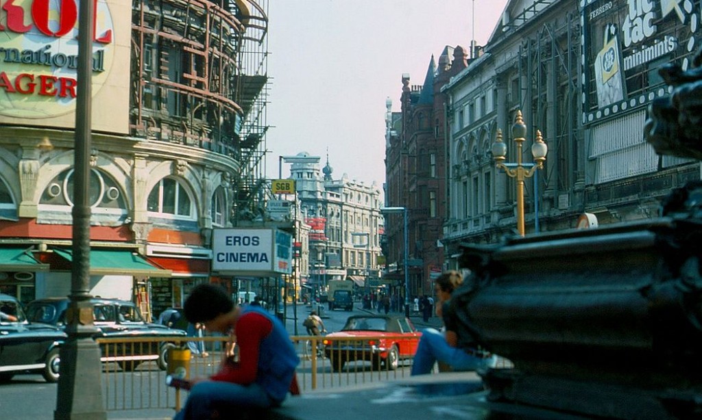 Streets of City of London in 1976