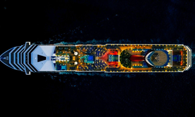 Aerial Typology of Cruise Ships by Jeffrey Milstein