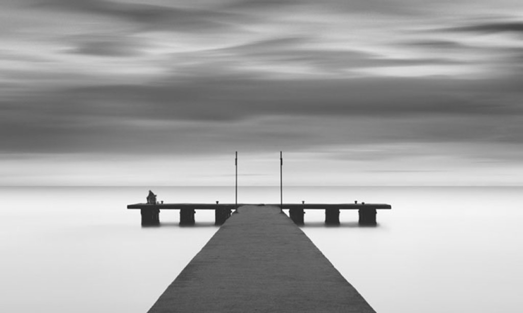 Michael Levin: Minimalist Black & White Landscapes