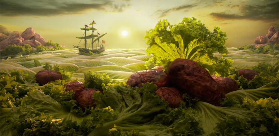 Foodscapes © Carl Warner