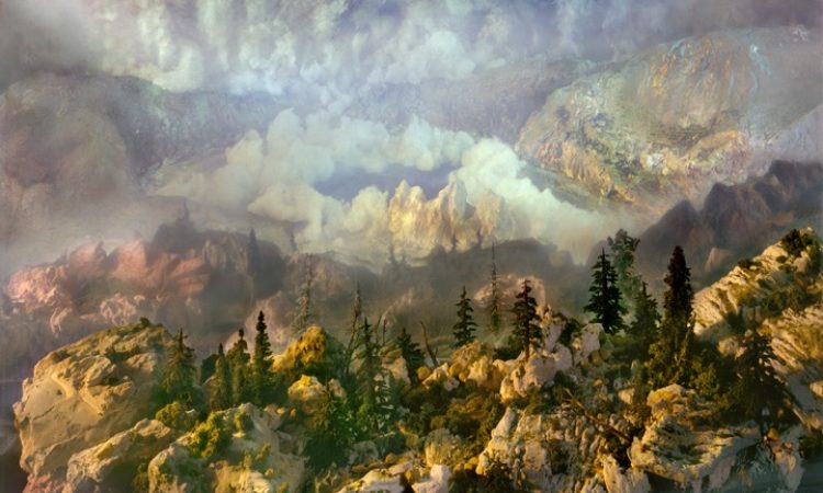 Kim Keever: Landscapes Created in Fish Tank
