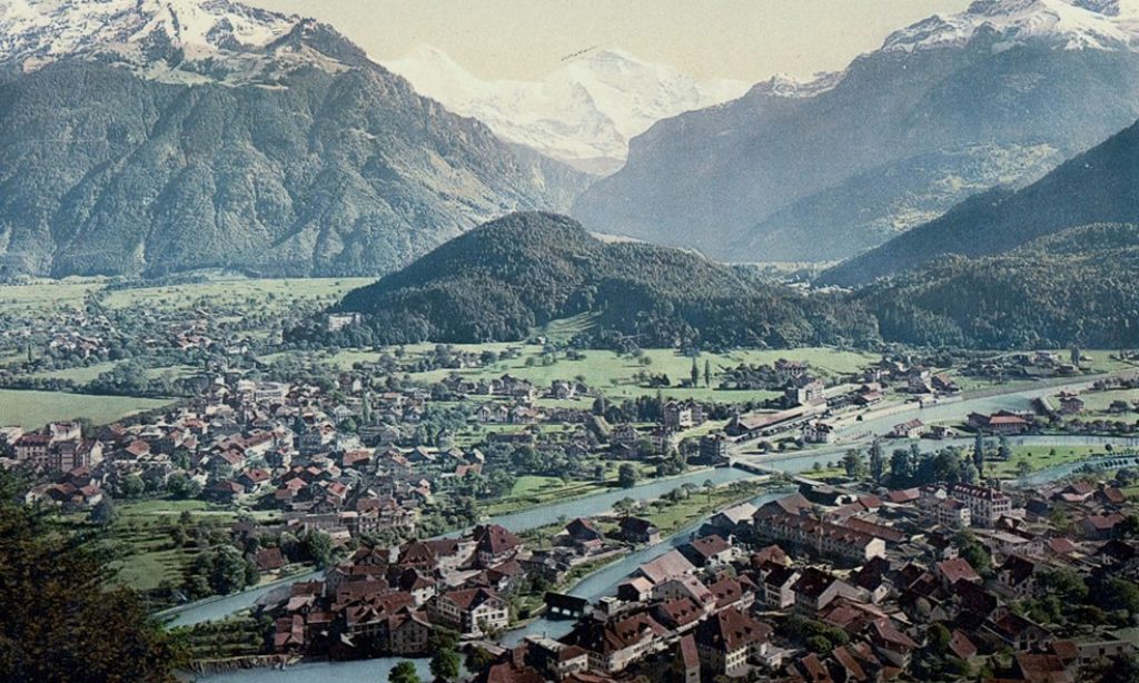 Photochroms of Switzerland from 1890s